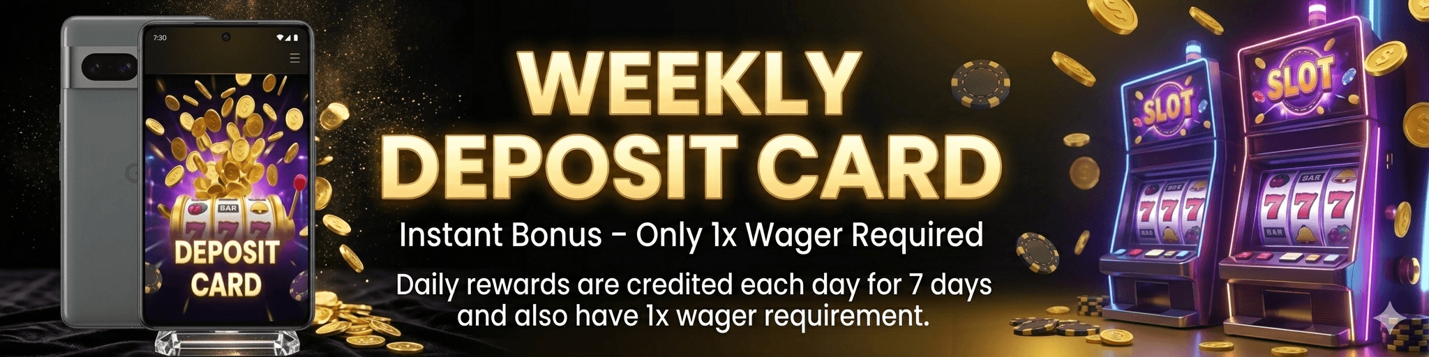 Weekly Deposit Card